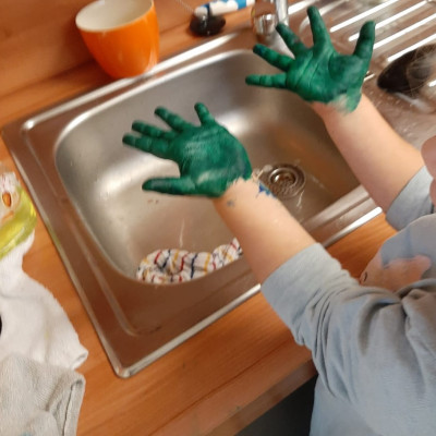 Fingerfarbe Fingerfarbe